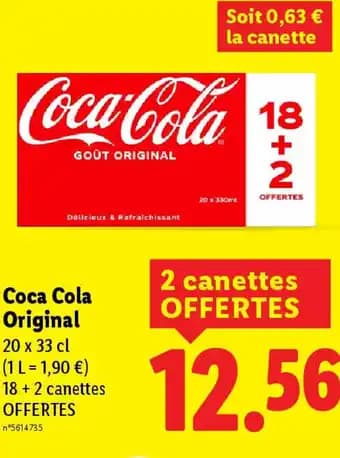 Coca Cola Original 20 x 33 cl