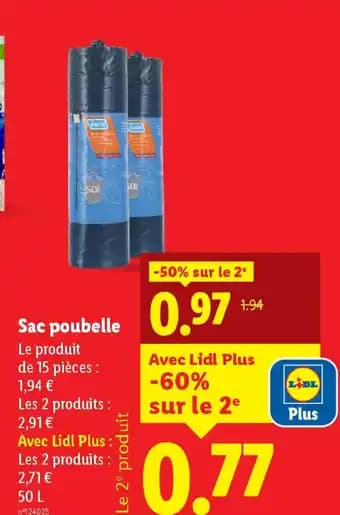 ORLANDO Sac poubelle