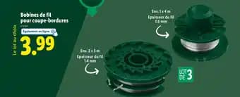 Bobines de fil pour coupe-bordures