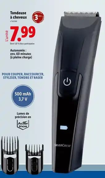 SILVERCREST Tondeuse à cheveux