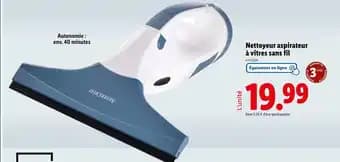 Silvercrest Nettoyeur aspirateur à vitres sans fil