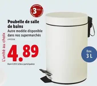 SilverCrest Poubelle de salle de bains
