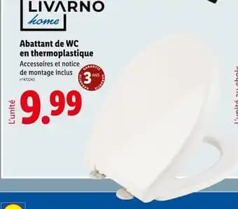 LIVARNO HOME Abattant de WC en thermoplastique