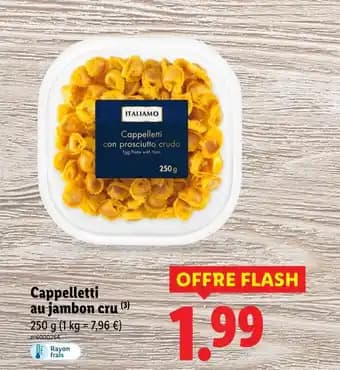 ITALIAMO Cappelletti au jambon cru