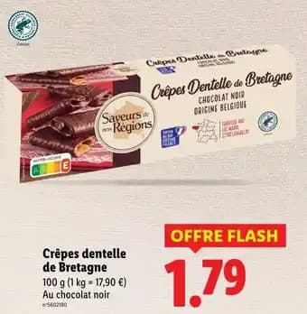 SAVEURS DE NOS RÉGIONS Crêpes dentelle de bretagne