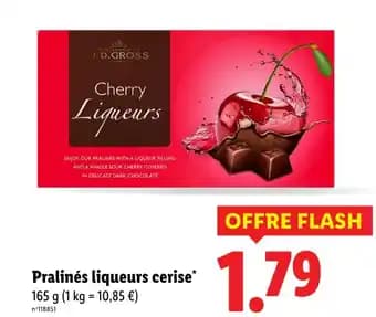 Pralinés liqueurs cerise
