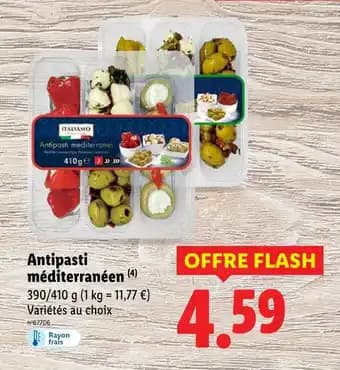 ITALIAMO Antipasti méditerranéen