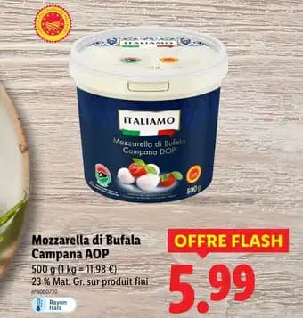 ITALIAMO Mozzarella di bufala campana aop