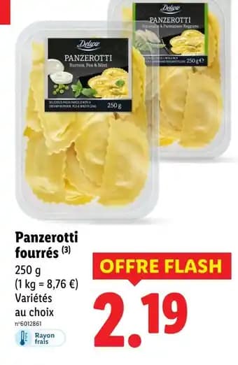 DELUXE Panzerotti fourrés