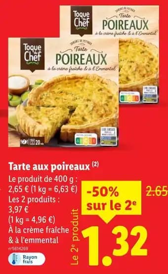 Promotion Exclusives de 4
            
        
        Aux poireaux : Découvrez l'Offre incontournable