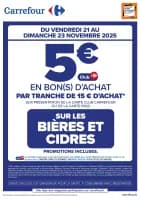 Catalogue Carrefour en ligne du 21 au 23 novembre 2025