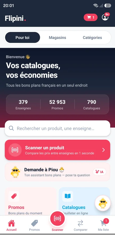 Flipini screenshot